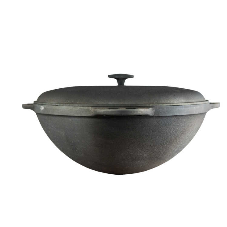 Cast iron pot-cauldron 12 l with cast iron lid K12L