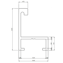 Aliuminio profilis A1273-05
