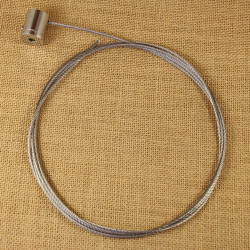 Solo hanger with steel cable 182cm C014182
