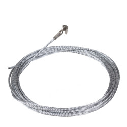 Steel cable with Cobra 122cm SC001122