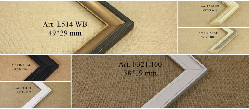 Wooden moulding shipment from Lucas and Lgm cornici